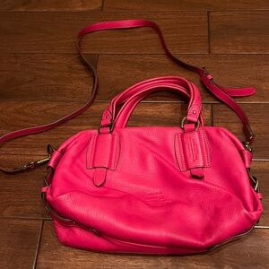 Lauren Ralph Lauren Leather Pink Handbag